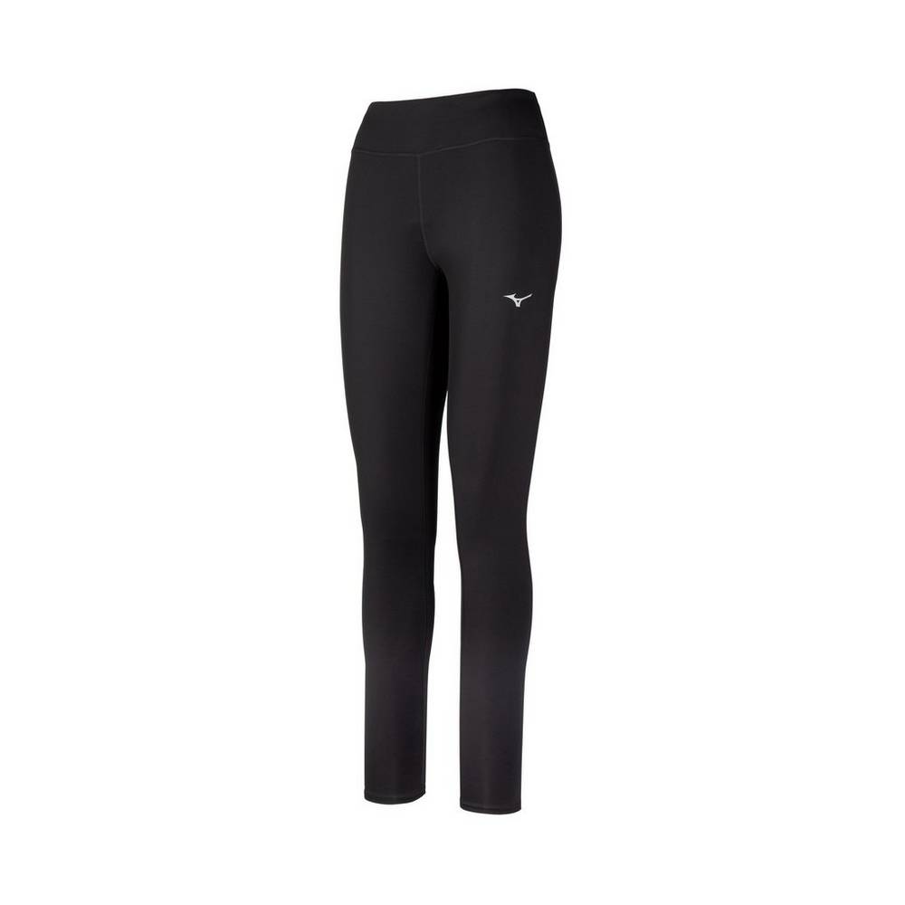 Damske Legíny Mizuno Full Length Čierne Vypredaj PAQD28534